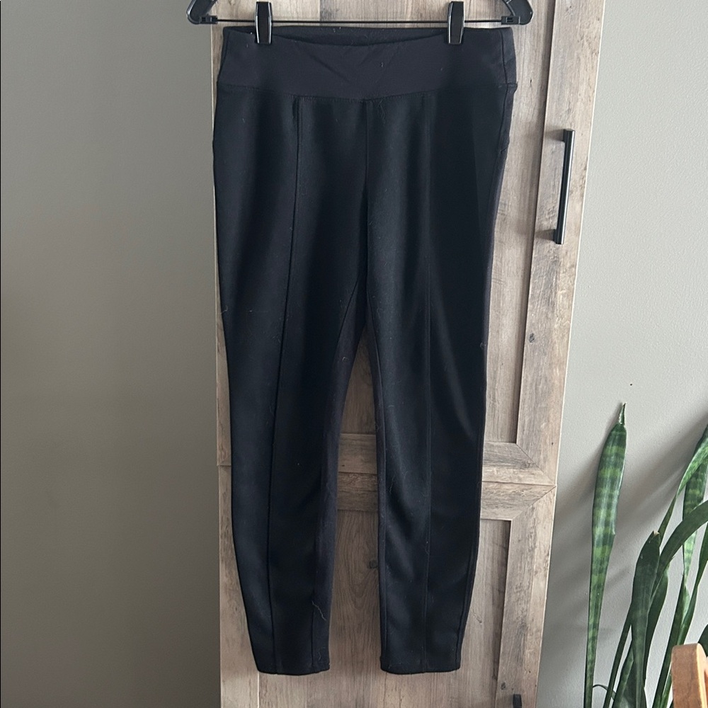 Rock & Republic seamed ponte pants black